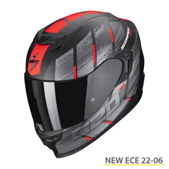 Scorpion Integralhelm Exo-520 Evo Air Maha Matt Schwarz-Rot